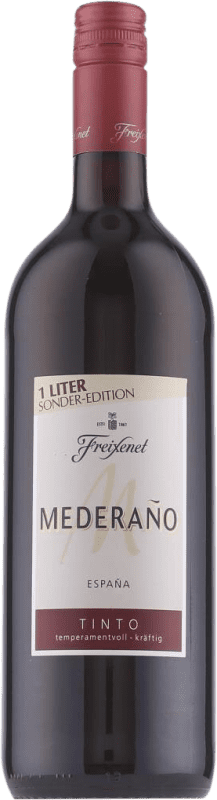 8,95 € Spedizione Gratuita | Vino rosso Freixenet Mederaño Tinto Special Edition Semisecco Semidolce I.G.P. Vino de la Tierra de Castilla Castilla-La Mancha Spagna Bottiglia 1 L