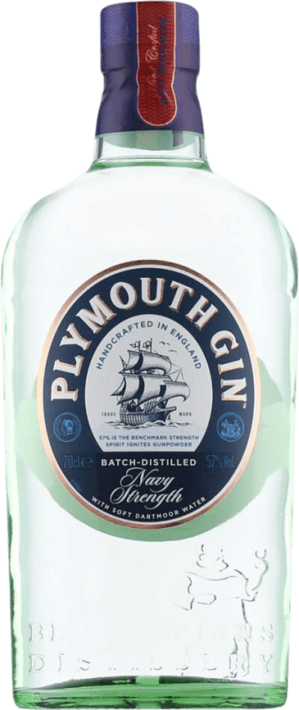 55,95 € Spedizione Gratuita | Gin Plymouth England Navy Strength Gin Regno Unito Bottiglia 70 cl