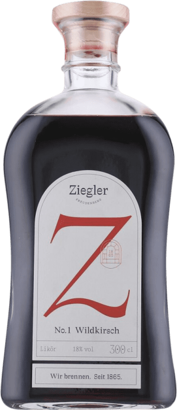 338,95 € Kostenloser Versand | Liköre Ziegler Nº 1 Deutschland Spezialflasche 3 L Wilde Kirsche