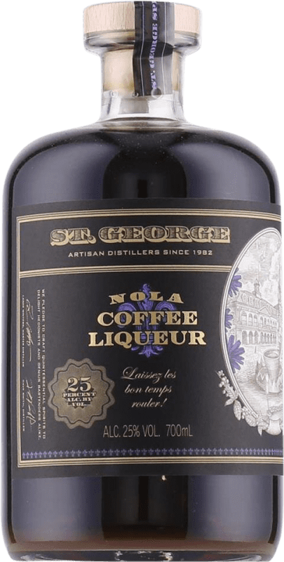 54,95 € Free Shipping | Spirits St. George Nola Coffee United States Bottle 70 cl