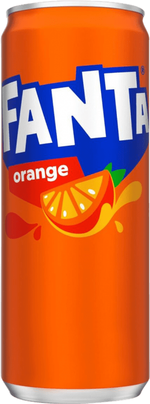 18,95 € Free Shipping | 24 units box Soft Drinks Fanta Germany Can 33 cl Orange
