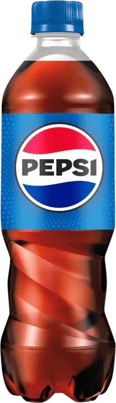 3,95 € Envio grátis | Caixa de 6 unidades Refrigerantes Pepsi Original Alemanha Garrafa Medium 50 cl