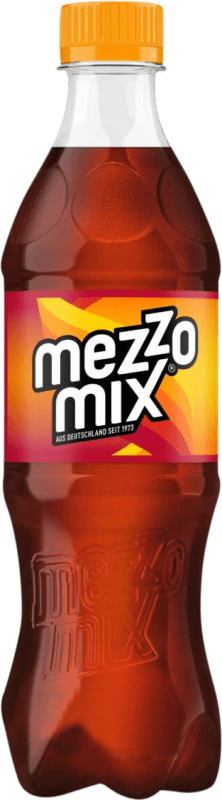 14,95 € Envio grátis | Caixa de 12 unidades Refrigerantes Mezzo Mix Original Alemanha Garrafa Medium 50 cl