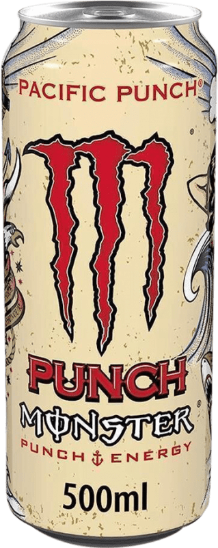 19,95 € 送料無料 | 12個入りボックス エナジードリンク Monster Energy Pacific Punch アイルランド ミディアムボトル 50 cl