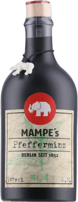 27,95 € Envio grátis | Licores Mampe Berlin Pfefferminz Alemanha Garrafa Medium 50 cl