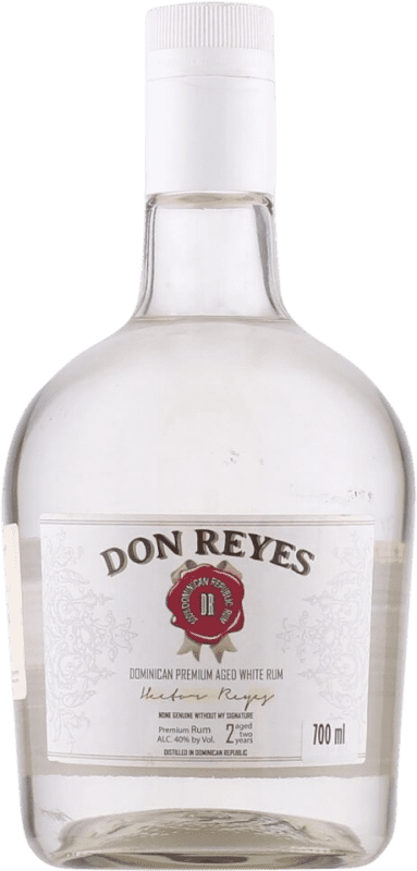 33,95 € Spedizione Gratuita | Rum Don Reyes White — Bianco, Premium Barrel Aged — Invecchiato in Botte Repubblica Dominicana 70 cl