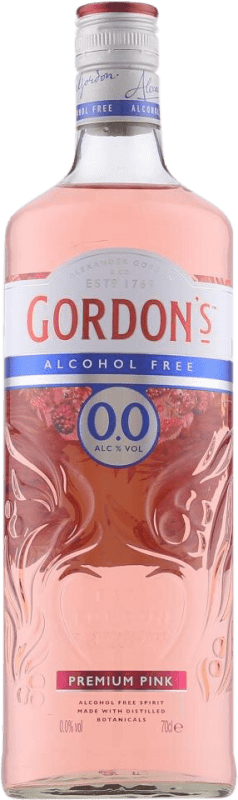 12,95 € Envio grátis | Gin Gordon's Premium Pink 0,0 Reino Unido Garrafa 70 cl Sem Álcool