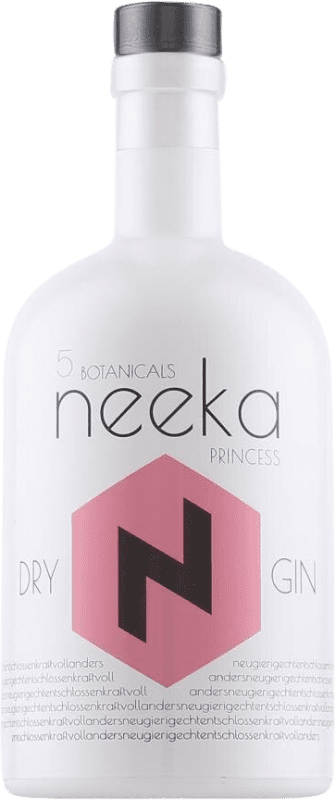 37,95 € Free Shipping | Genever Gin Neeka Princess Germany Medium Bottle 50 cl