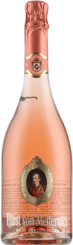 13,95 € Envio grátis | Espumante rosé Fürst von Metternich Rosé Sekt Seco Alemanha Garrafa 75 cl