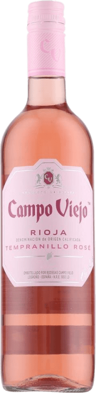 6,95 € Бесплатная доставка | Розовое вино Campo Viejo Rosé — Розе D.O.Ca. Rioja Ла-Риоха Испания Tempranillo — Темпранильо 70 cl