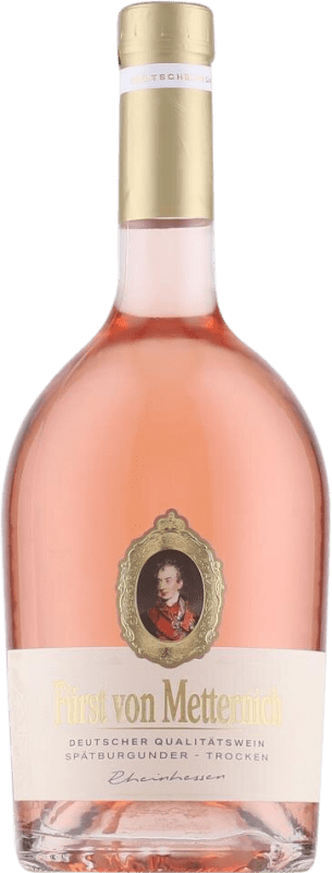 9,95 € 免费送货 | 玫瑰酒 Fürst von Metternich Rosé 干 Rheinhessen 德国 Pinot Black 瓶子 75 cl