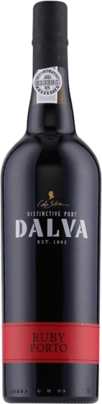 15,95 € Envío gratis | Vino Generoso Fortificado Dalva Ruby I.G. Porto Oporto Portugal Botella 75 cl