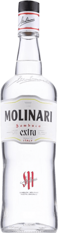 29,95 € Envio grátis | Licores Molinari Sambuca Extra Lácio Itália Garrafa 1 L