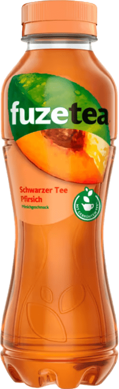 13,95 € Spedizione Gratuita | Scatola da 12 unità Bibite e Mixer Fuze Tea Schwarzer Tee Pfirsich Germania Mezza Bottiglia 37 cl