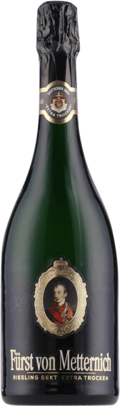 12,95 € Spedizione Gratuita | Spumante Bianco Fürst von Metternich Extra Trocken — Extra Secco Q.b.A. Rheingau Rheingau Germania Riesling Bottiglia 75 cl