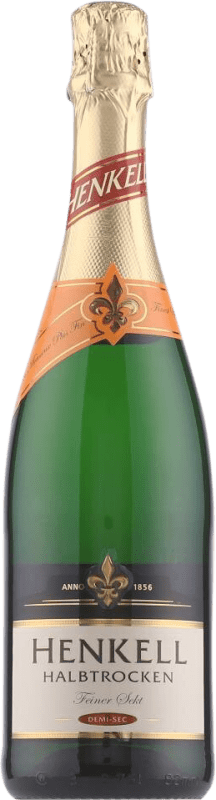 8,95 € Envío gratis | Espumoso blanco Henkell Sekt Semi-Seco Semi-Dulce Alemania Botella 75 cl