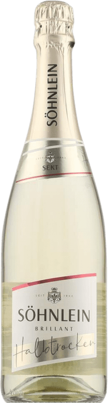 8,95 € Free Shipping | White Sparkling Wine Söhnlein Brillant Halbtrocken — Medium Dry Germany 75 cl