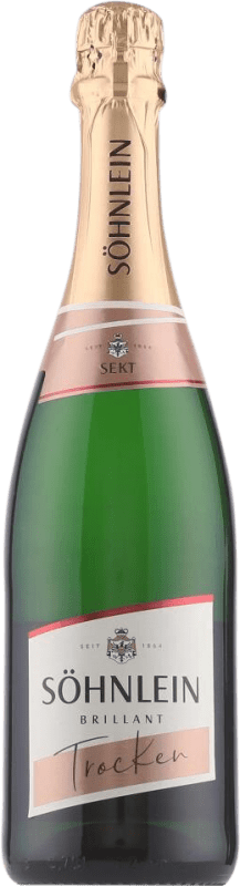 8,95 € 免费送货 | 白起泡酒 Söhnlein Brillant Trocken — 干型 德国 75 cl