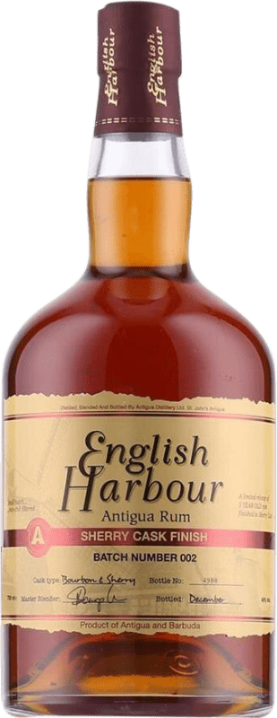 43,95 € Envoi gratuit | Rhum English Harbour Sherry Cask Finish Antigua-et-Barbuda 5 Ans Bouteille 70 cl