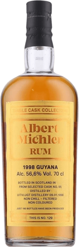 251,95 € Spedizione Gratuita | Rum Albert Michler Guyana Single Cask — Botte Singolo, Collection — Collezione Regno Unito 24 Anni 70 cl