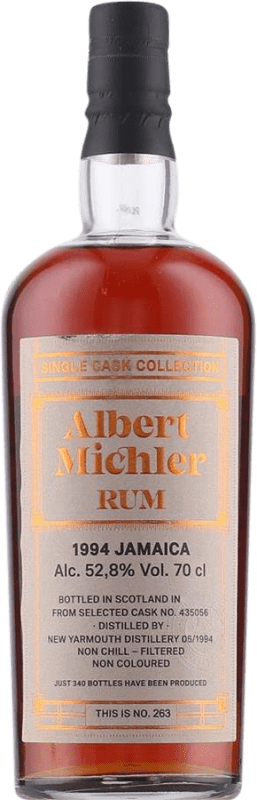 394,95 € Envoi gratuit | Rhum Albert Michler Single Cask Collection Jamaica Royaume-Uni 28 Ans Bouteille 70 cl