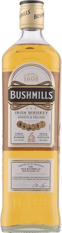 23,95 € 免费送货 | 威士忌混合 Bushmills Smooth & Mellow Irish 爱尔兰 瓶子 70 cl