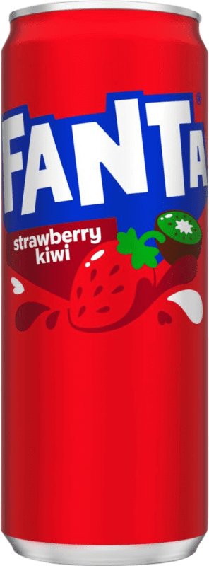 0,95 € 送料無料 | ソフトドリンク Fanta ドイツ 缶 33 cl Strawberry — いちご, Kiwi — キウイ