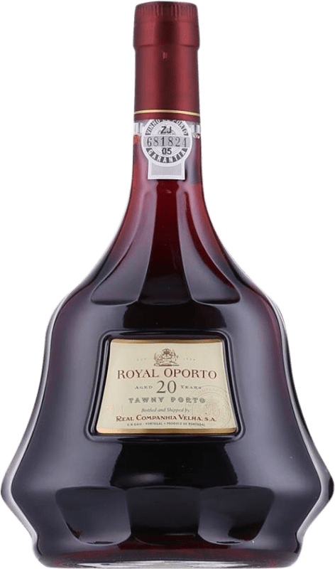 54,95 € Spedizione Gratuita | Vino fortificato Real Companhia Velha Royal Oporto Tawny I.G. Porto porto Portogallo 20 Anni Bottiglia 75 cl