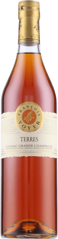 43,95 € 免费送货 | 科涅克白兰地 Francois Voyer Terres A.O.C. Cognac 法国 瓶子 70 cl