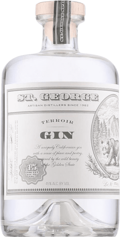 59,95 € Envoi gratuit | Genièvre Gin St. George Terroir États Unis 70 cl