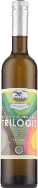 51,95 € Kostenloser Versand | Absinth Pierre Guy Absinthe de Pontarlier Trilogie Frankreich Medium Flasche 50 cl