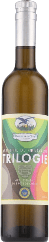 42,95 € 送料無料 | アブサン Pierre Guy Absinthe de Pontarlier Trilogie フランス ミディアムボトル 50 cl