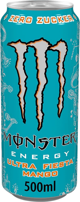 2,95 € 送料無料 | 飲み物とミキサー Monster Energy Ultra Fiesta Mango Zero Zucker アイルランド ボトル Medium 50 cl