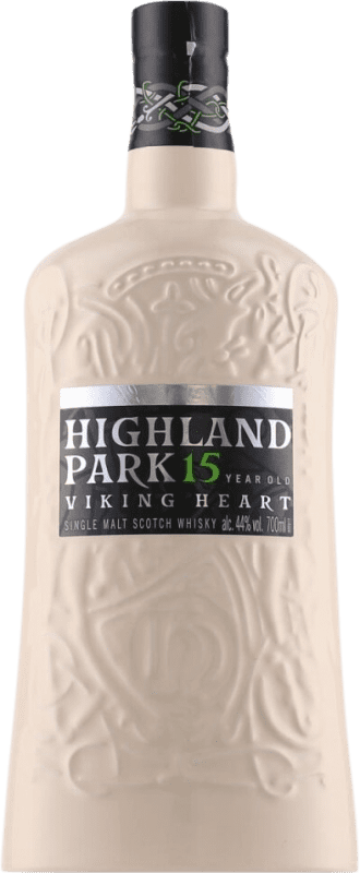 127,95 € Envoi gratuit | Single Malt Whisky Highland Park Viking Heart Highlands Royaume-Uni 15 Ans Bouteille 70 cl