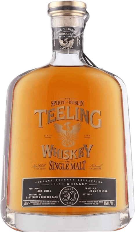 1 087,95 € Envio grátis | Whisky Single Malt Teeling Collection Vintage Reserva Irlanda 30 Anos Garrafa 70 cl
