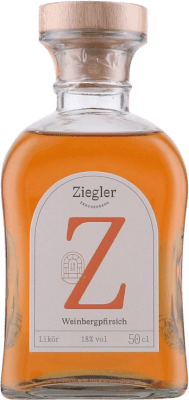 54,95 € Envío gratis | Licores Ziegler Weinbergpfirsich Alemania Botella Medium 50 cl