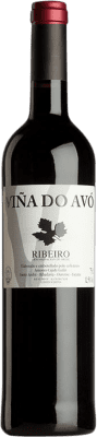 12,95 € Kostenloser Versand | Rotwein Cajide Gulín Viña do Avó Tinto Jung D.O. Ribeiro Spanien Mencía, Sousón, Caíño Schwarz, Brancellao Flasche 75 cl