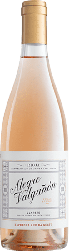 16,95 € Free Shipping | Rosé wine Alegre Valgañón Clarete D.O.Ca. Rioja Spain Grenache, Viura Bottle 75 cl