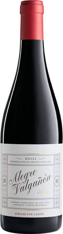 17,95 € 送料無料 | 赤ワイン Alegre Valgañón Tinto D.O.Ca. Rioja スペイン Tempranillo, Grenache ボトル 75 cl