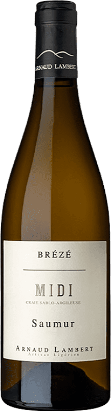 22,95 € Envio grátis | Vinho branco Arnaud Lambert Midi A.O.C. Saumur França Chenin Branco Garrafa 75 cl