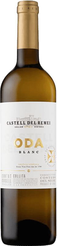 12,95 € Бесплатная доставка | Белое вино Castell del Remei Oda Blanc D.O. Costers del Segre Испания Macabeo, Chardonnay бутылка 75 cl