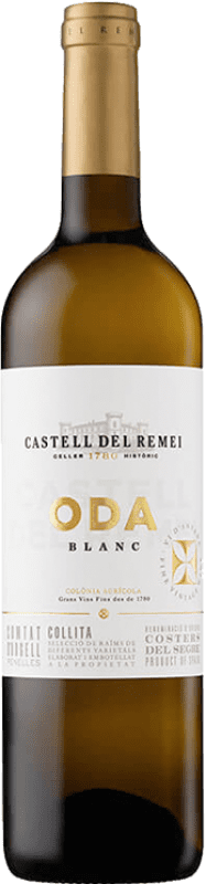 12,95 € Envío gratis | Vino Blanco Castell del Remei Oda D.O. Costers del Segre España Macabeo, Chardonnay Botella 75 cl