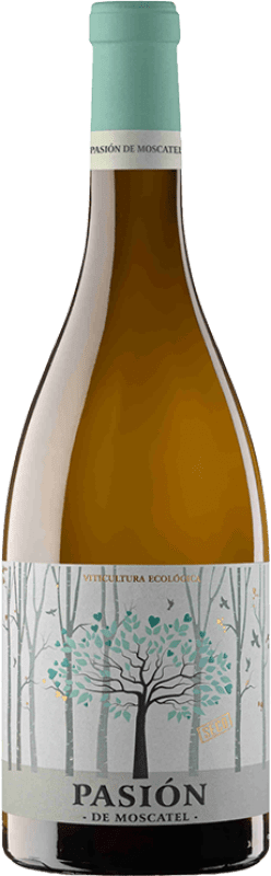 7,95 € Envío gratis | Vino blanco Sierra Norte Pasión D.O. Utiel-Requena España Moscatel Botella 75 cl
