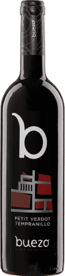 33,95 € Spedizione Gratuita | Vino rosso Buezo Petit Verdot Tempranillo Riserva D.O. Arlanza Spagna Tempranillo, Petit Verdot Bottiglia 75 cl