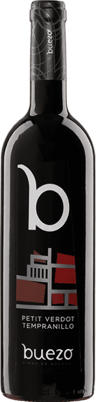 33,95 € Spedizione Gratuita | Vino rosso Buezo Petit Verdot Tempranillo Riserva D.O. Arlanza Spagna Tempranillo, Petit Verdot Bottiglia 75 cl