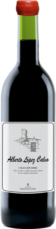 36,95 € Kostenloser Versand | Rotwein Coruña del Conde Alberto López Calvo I.G.P. Vino de la Tierra de Castilla y León Spanien Tempranillo, Merlot, Cabernet Sauvignon 75 cl