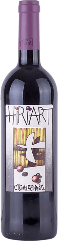 8,95 € Free Shipping | Red wine Hiriart Oak D.O. Cigales Spain Tempranillo Bottle 75 cl