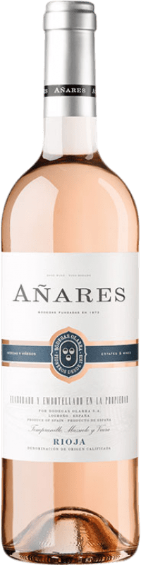 7,95 € Envoi gratuit | Vin rose Olarra Añares Rosado D.O.Ca. Rioja Espagne Tempranillo, Mazuelo, Viura, Tempranillo Blanc Bouteille 75 cl