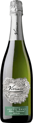 22,95 € 免费送货 | 白起泡酒 Vivanco Cuvée Inédita 额外的香味 预订 D.O.Ca. Rioja 西班牙 Viura, Chardonnay, Tempranillo White, Maturana White 瓶子 75 cl