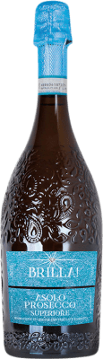 18,95 € Envío gratis | Espumoso blanco Brilla D.O.C.G. Asolo Prosecco Italia Glera Botella 75 cl